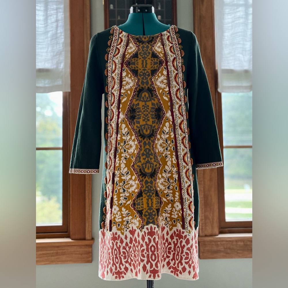 Knitted & Knotted I Anthro I Lanka Tunic Dress